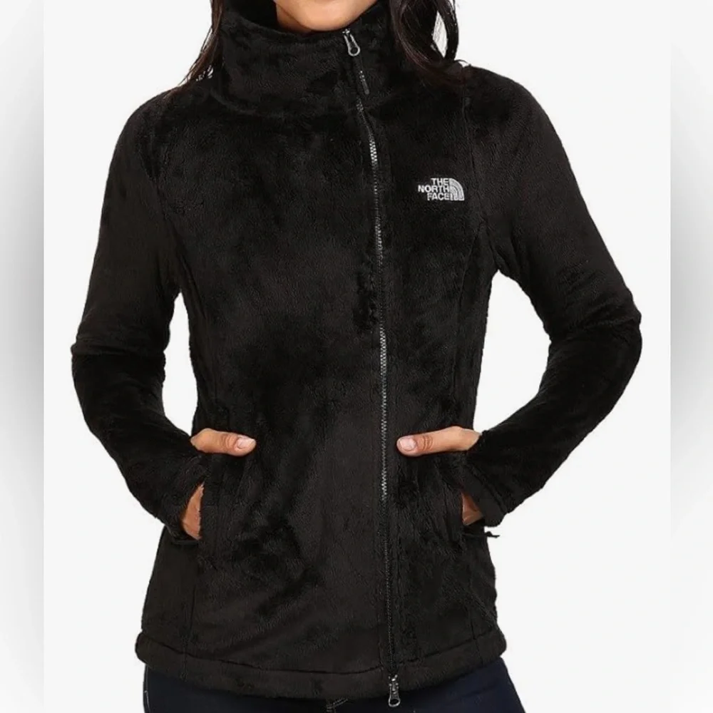 The North Face Womens Osito Parka NF0A2TED Zip Up Jacket Black Small - Picture 1 of 10